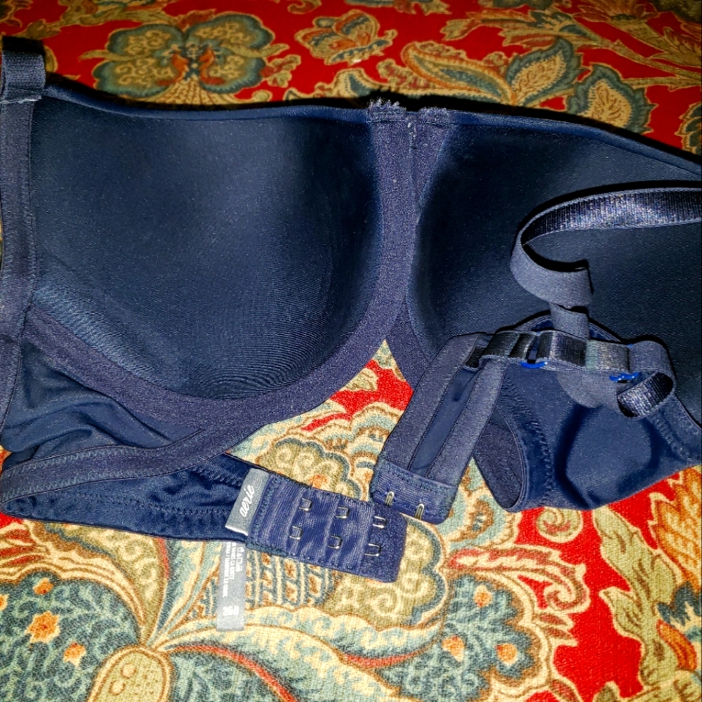 Aerie Katie T-shirt Bra 36D Navy Blue - Picture 2 of 2